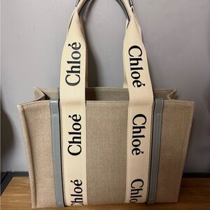 Medium Chloe Woody Bag 4.75x14.5x10.25